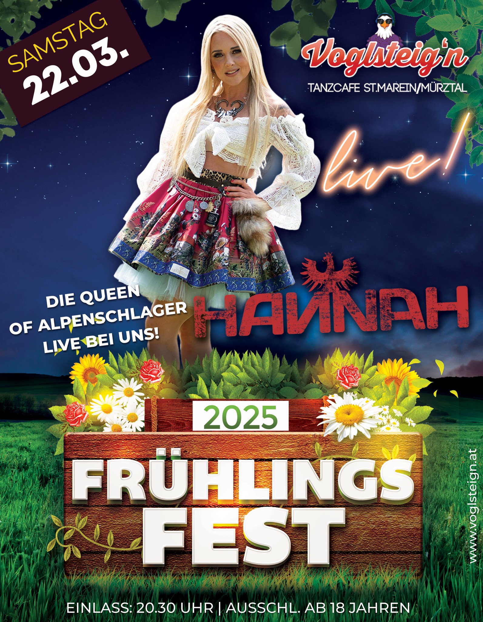 Voglsteig'n Frühlingsfest 2025 am 22. March 2025 @ Voglsteig'n St. Marein.