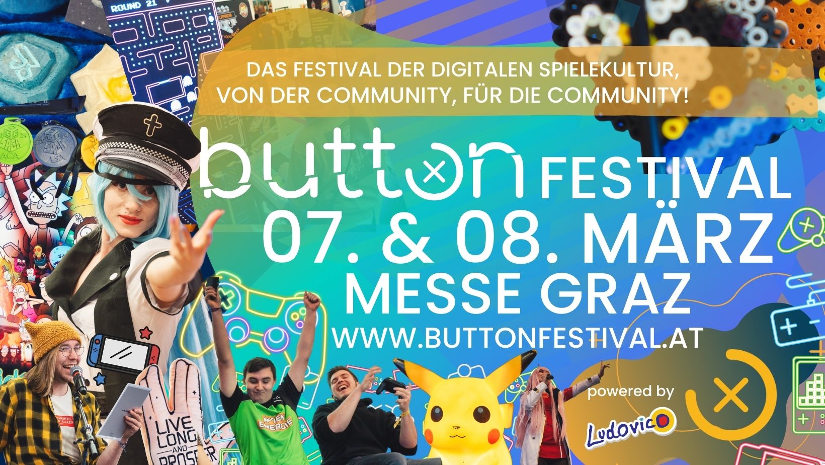 Button Festival 2025 am 7. March 2025 @ Messe Graz.