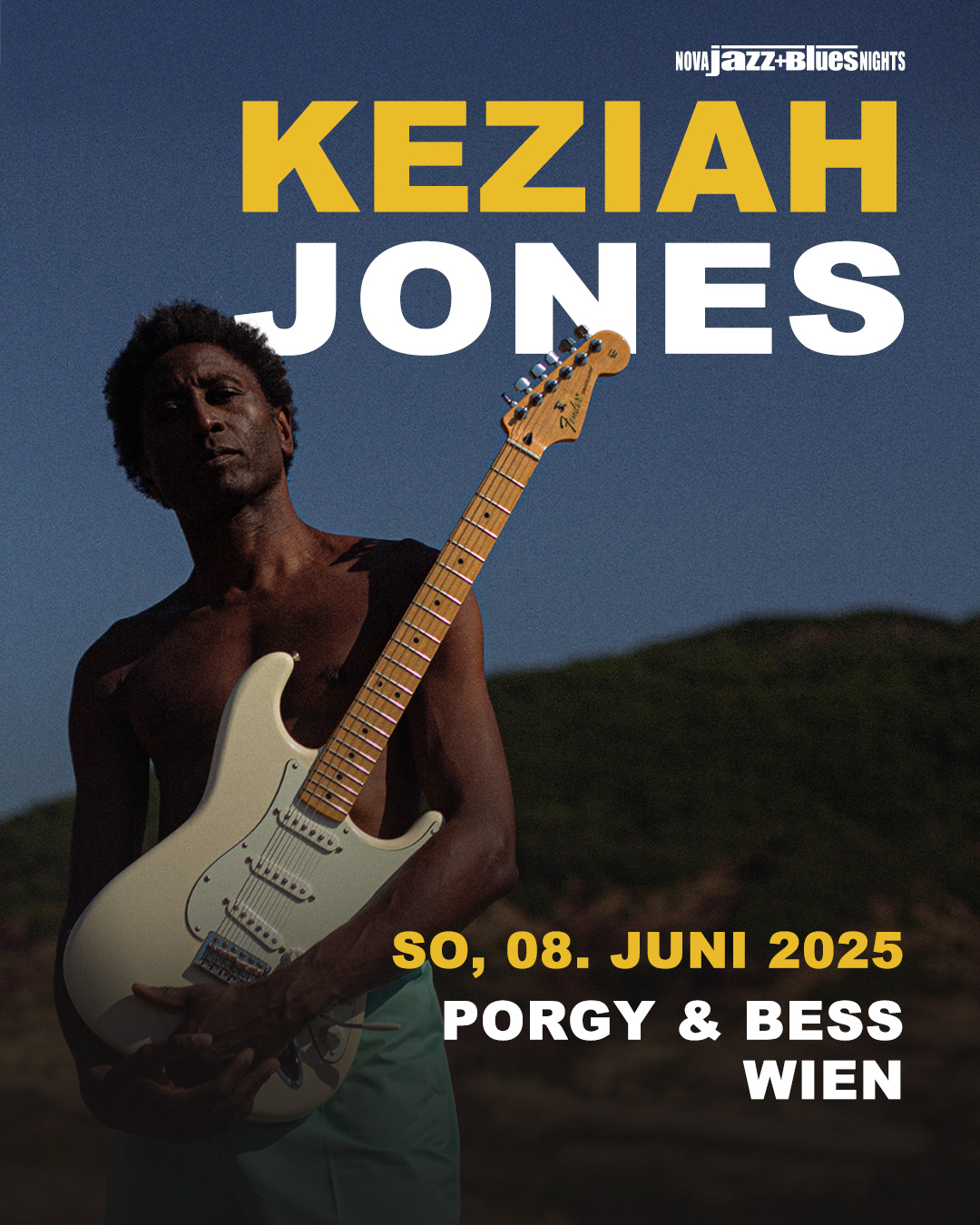 Keziah Jones am 8. June 2025 @ Porgy & Bess.