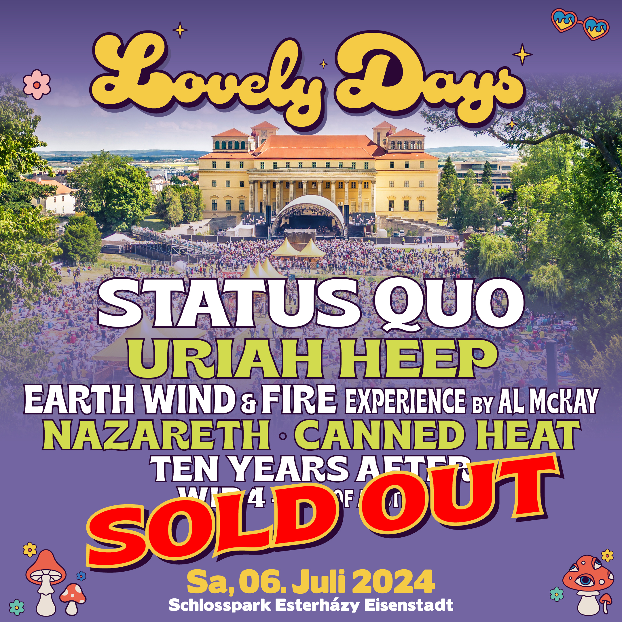 Lovely Days 2024 am 6. July 2024 @ Schlosspark Esterházy.