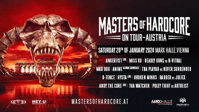 Masters of Hardcore Austria am 20. January 2024 @ Marx Halle.