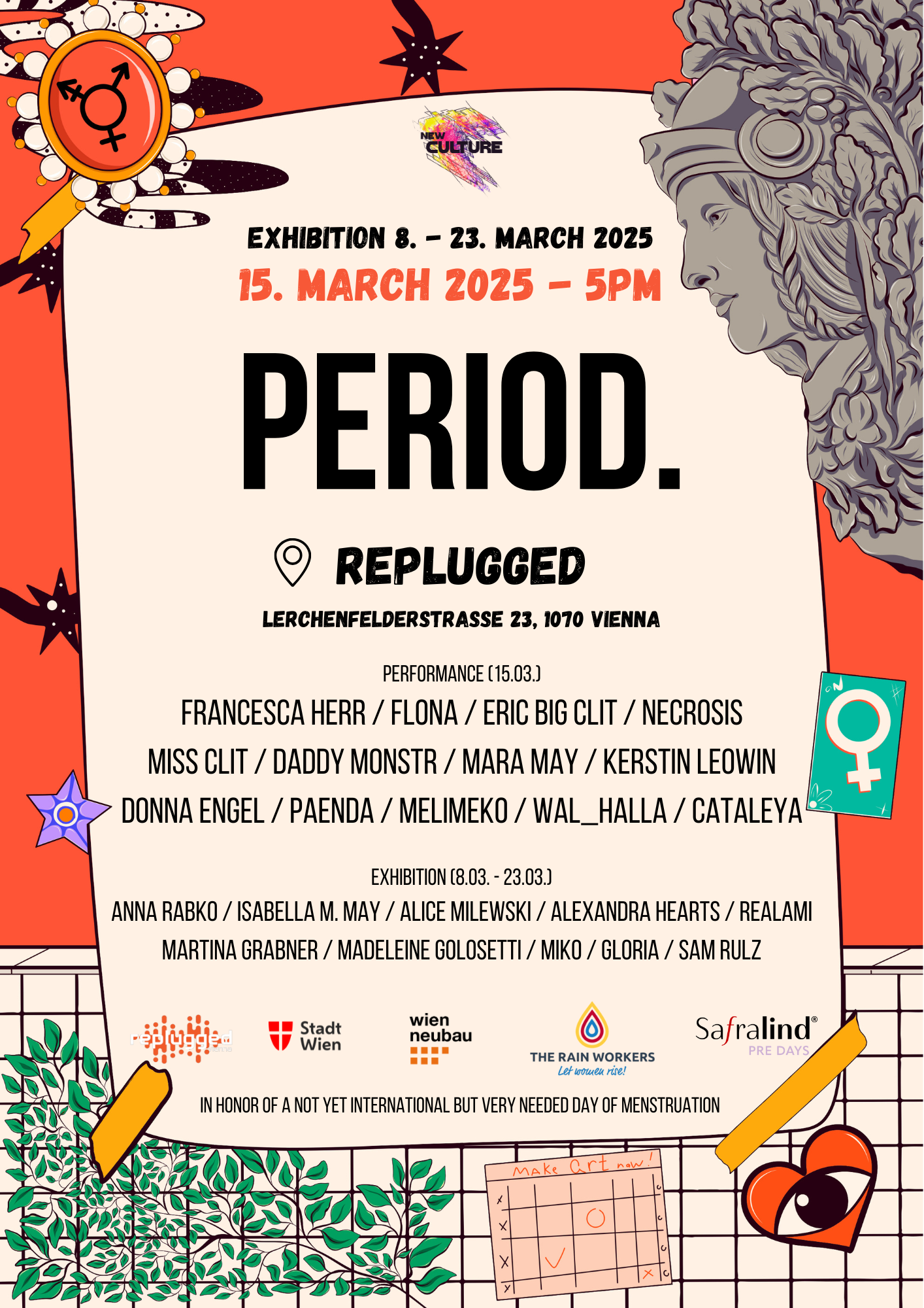 PERIOD. am 15. March 2025 @ Replugged.