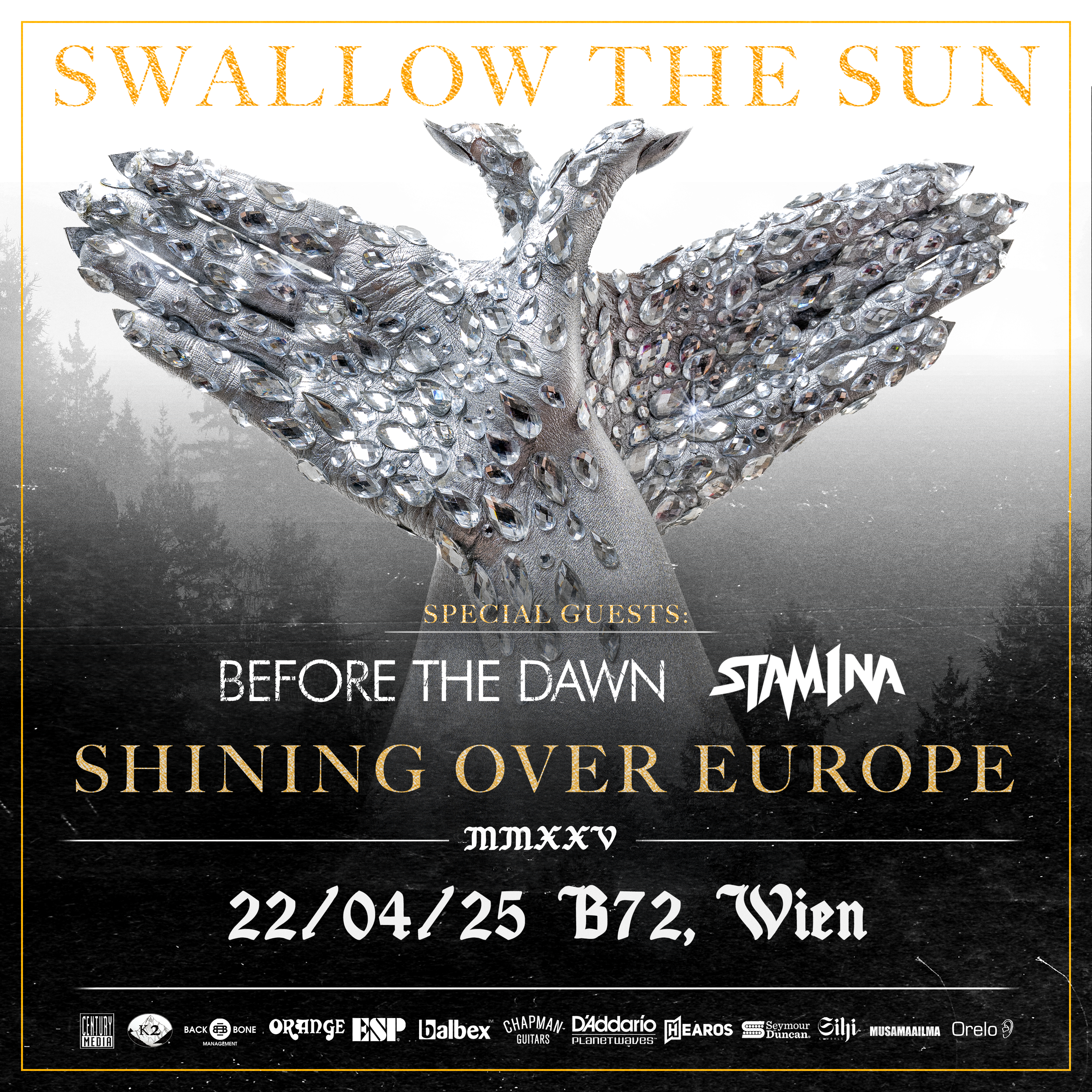 Swallow The Sun am 22. April 2025 @ B72.