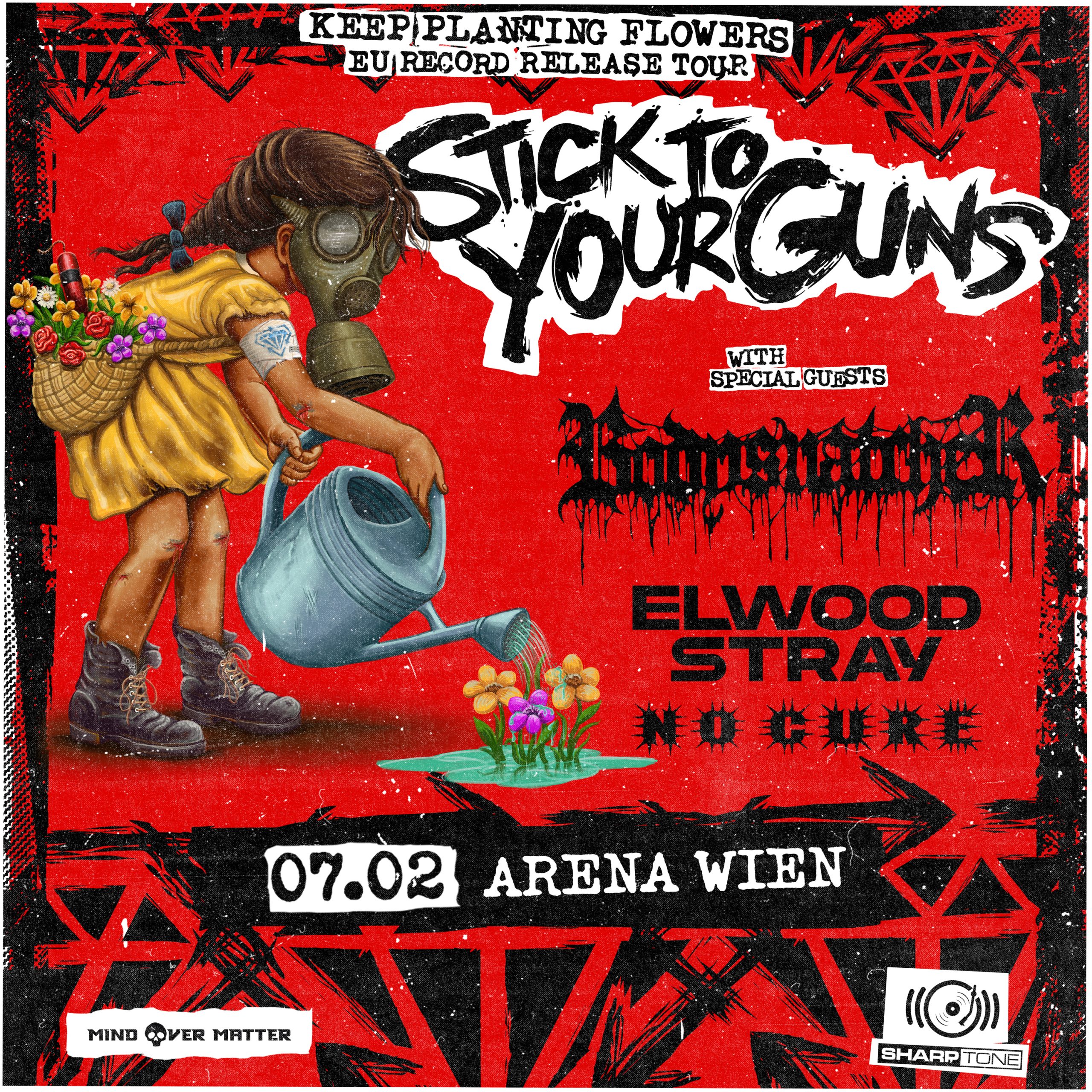 STICK TO YOUR GUNS am 7. February 2025 @ Arena Wien.