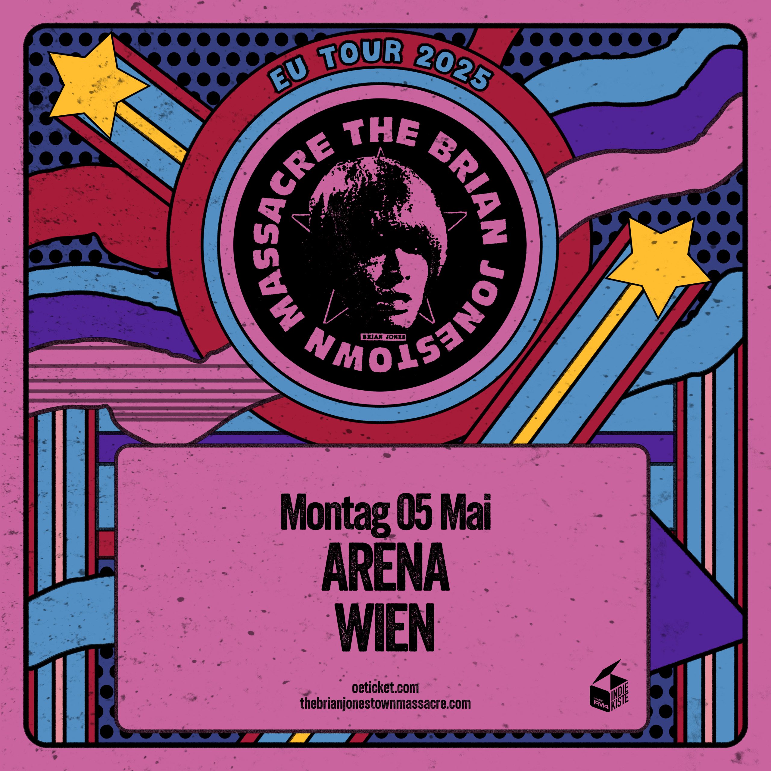 The Brian Jonestown Massacre am 5. May 2025 @ Arena Wien.