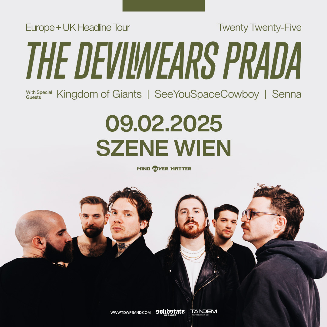 The Devil Wears Prada am 9. February 2025 @ Szene Wien.