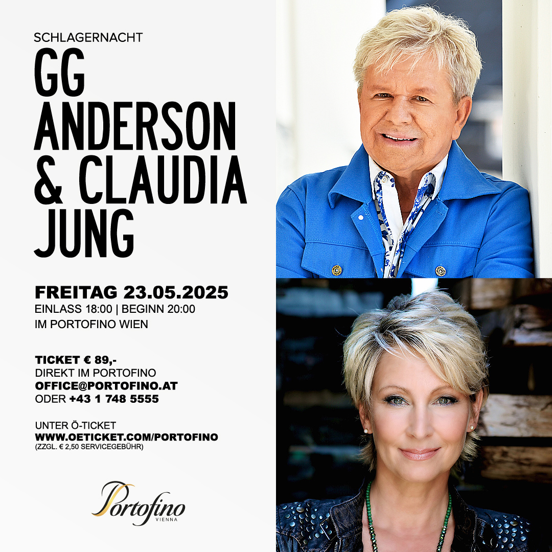 GG Anderson & Claudia Jung am 23. May 2025 @ Portofino.