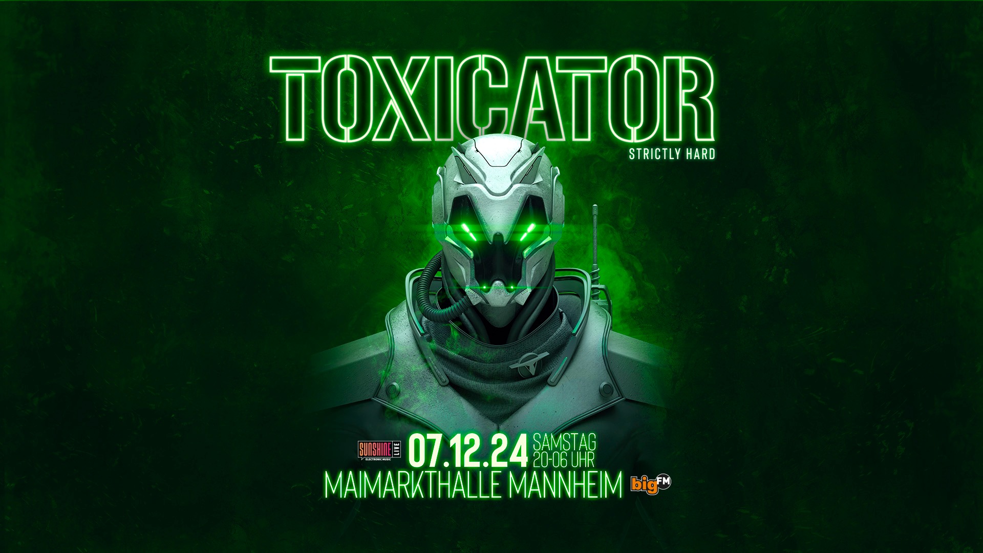 TOXICATOR 2024 am 7. December 2024 @ Mainmarkthalle Mannheim.