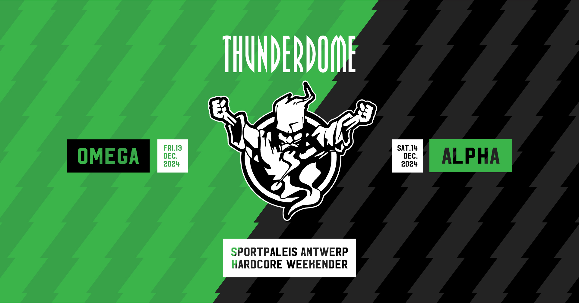 Thunderdome am 13. December 2024 @ Sportpaleis Antwerp.