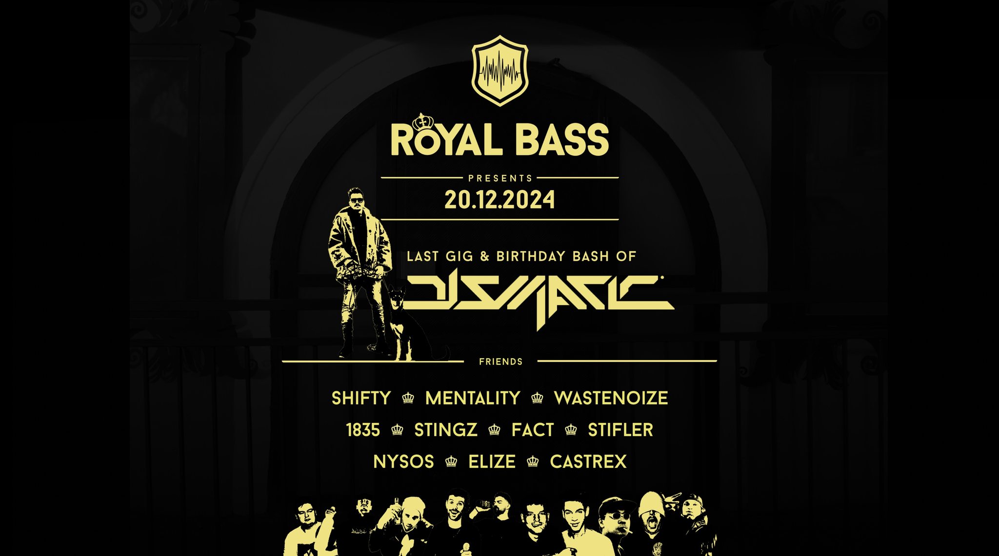 ROYAL BASS pres. LAST GIG & BIRTHDAY BASH am 20. December 2024 @ Kupferdachl.