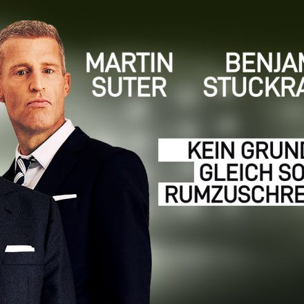 Martin Suter und Benjaking von Stuckrad-Barre