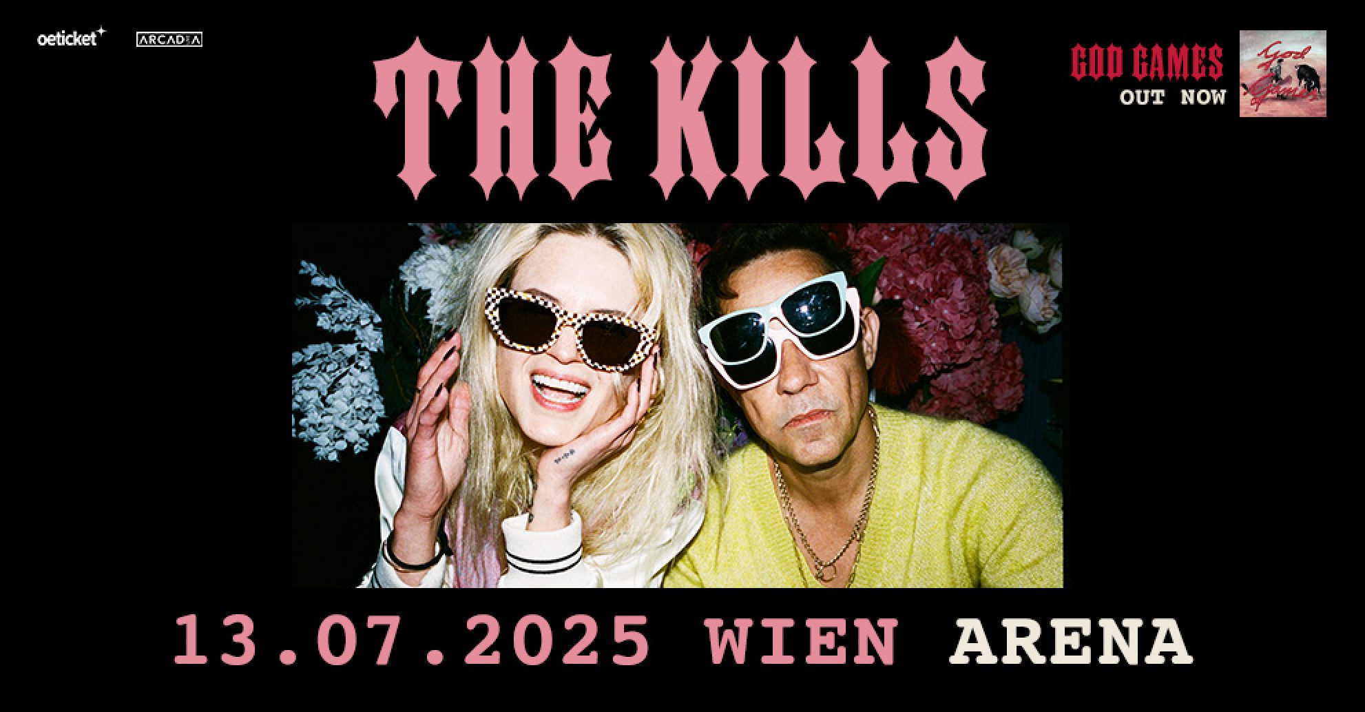 The Kills am 13. July 2025 @ Arena Wien.