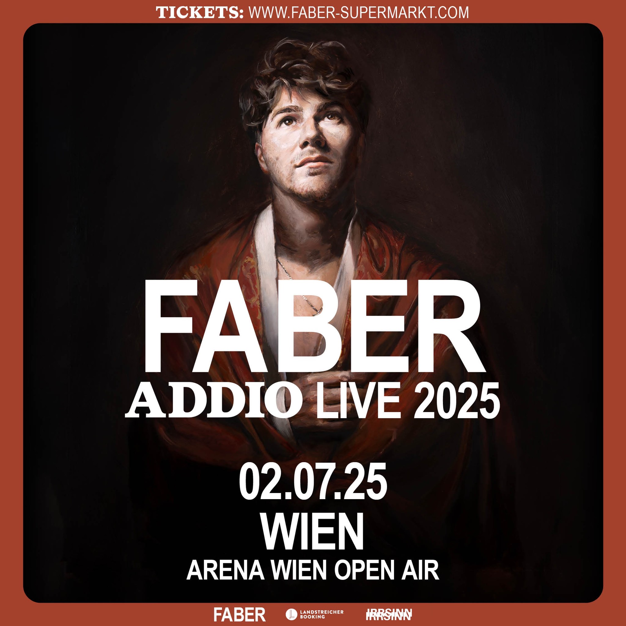 Faber am 2. July 2025 @ Arena Wien.