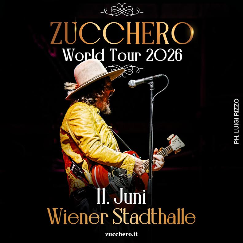 Zucchero am 11. June 2026 @ Wiener Stadthalle.