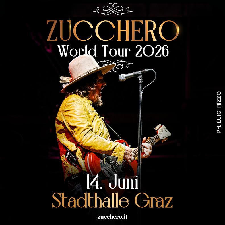 Zucchero am 14. June 2026 @ Stadthalle Graz.