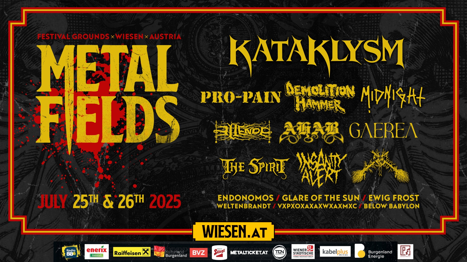 Metal Fields Festival 2025 am 25. July 2025 @ Festivalgelände Wiesen.