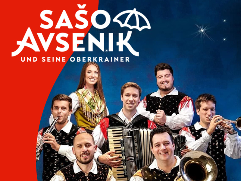 Saso Avsenik & seine Oberkrainer am 4. April 2025 @ VAZ St. Pölten.