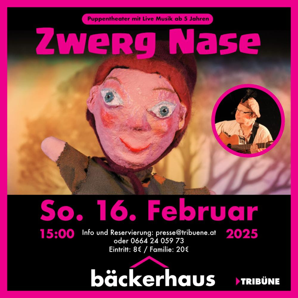 Zwerg Nase am 16. February 2025 @ Bäckerhaus.