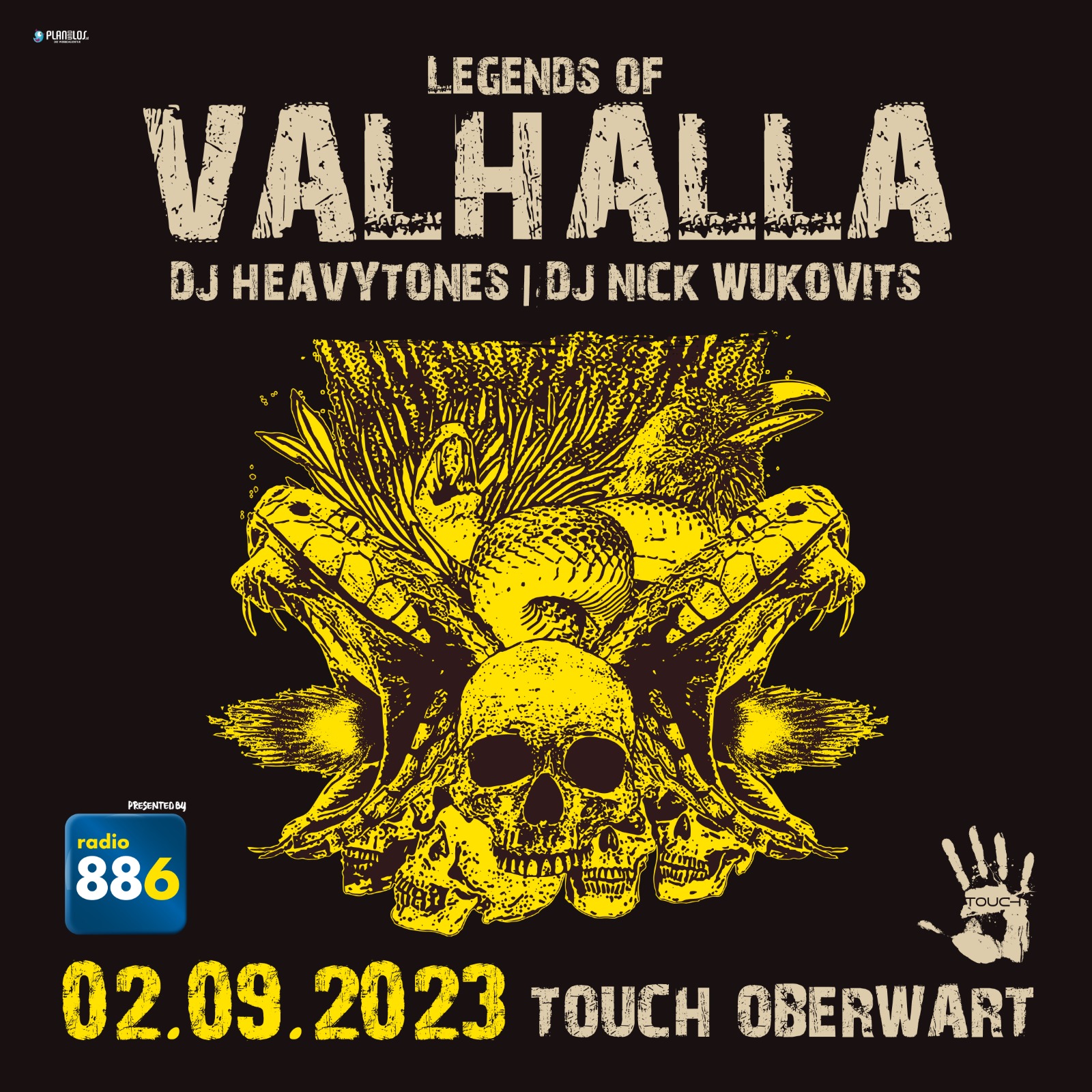 Legends of Valhalla presented by Radio 88.6 am 2. September 2023 @ Touch Garden.