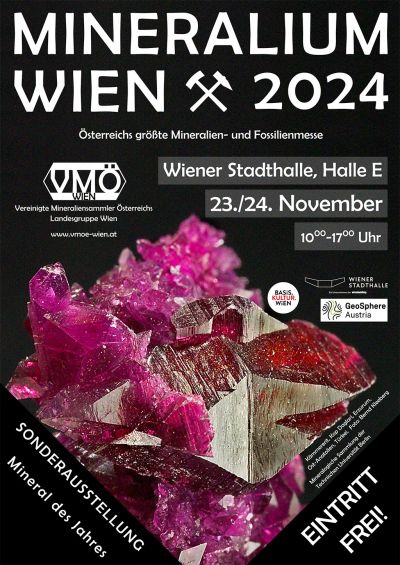 Mineralium Wien am 23. November 2024 @ Wiener Stadthalle.