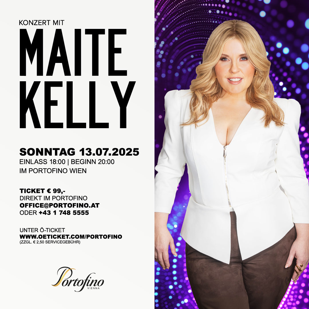 Maite Kelly am 13. July 2025 @ Portofino.