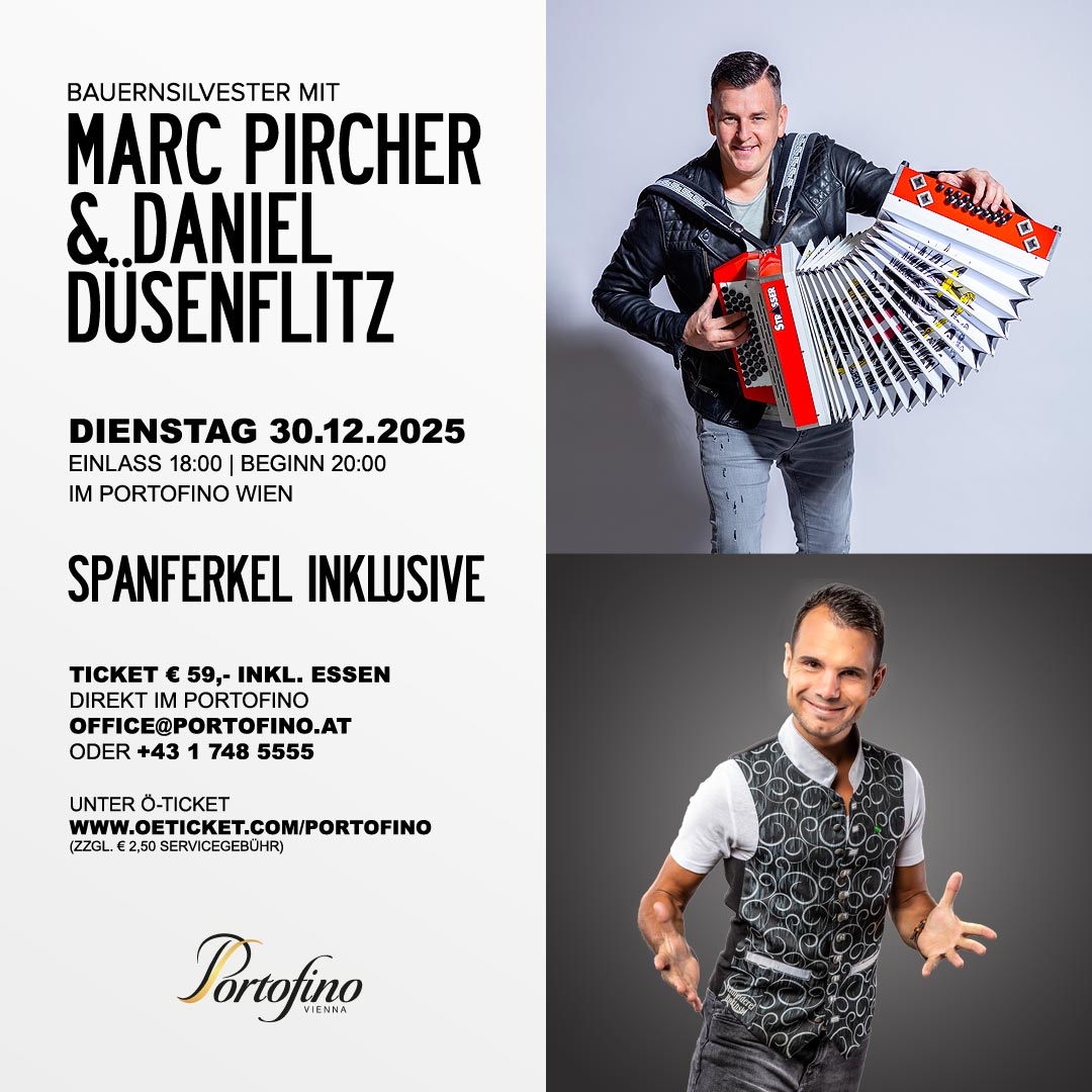 Marc Pircher & Daniel Düsenflitz am 30. December 2025 @ Portofino.