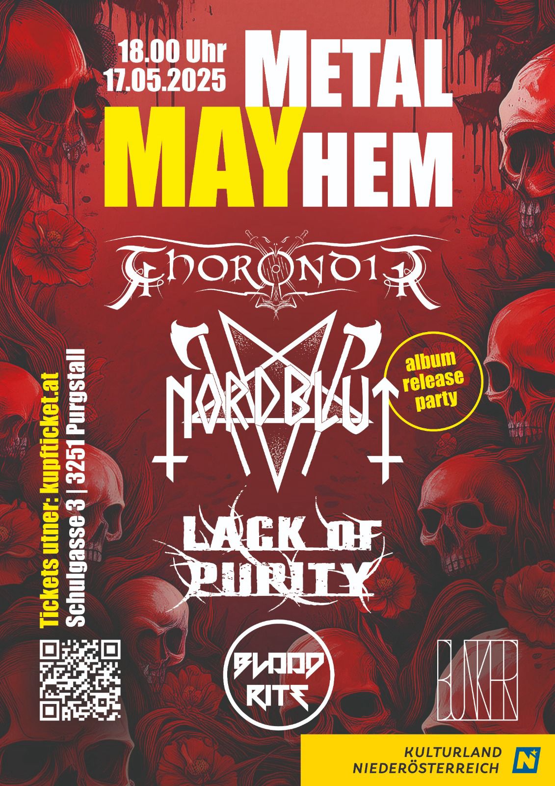 Metal MAYhem am 17. May 2025 @ bunker kollektiv.