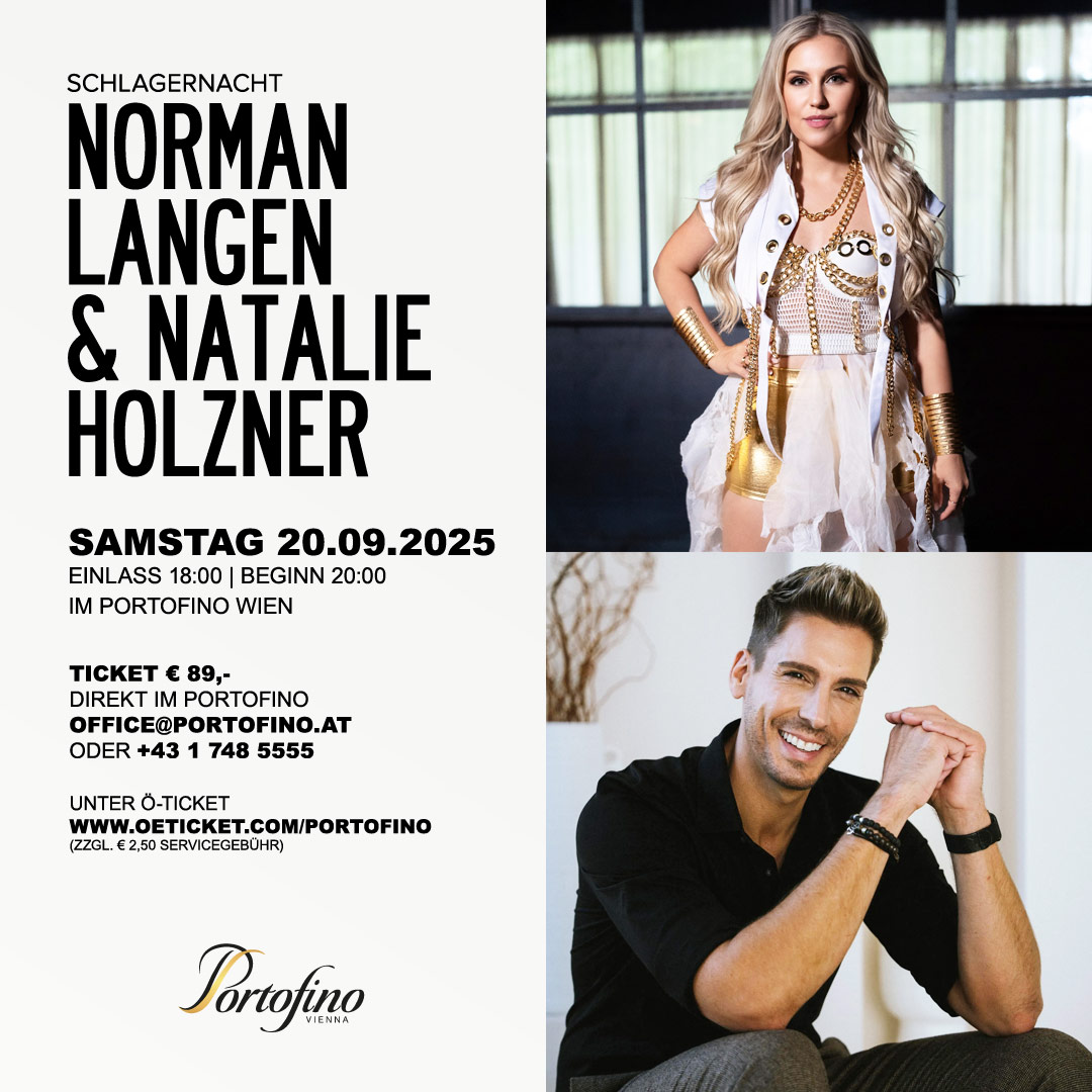 Norman Langen & Natalie Holzner am 20. September 2025 @ Portofino.