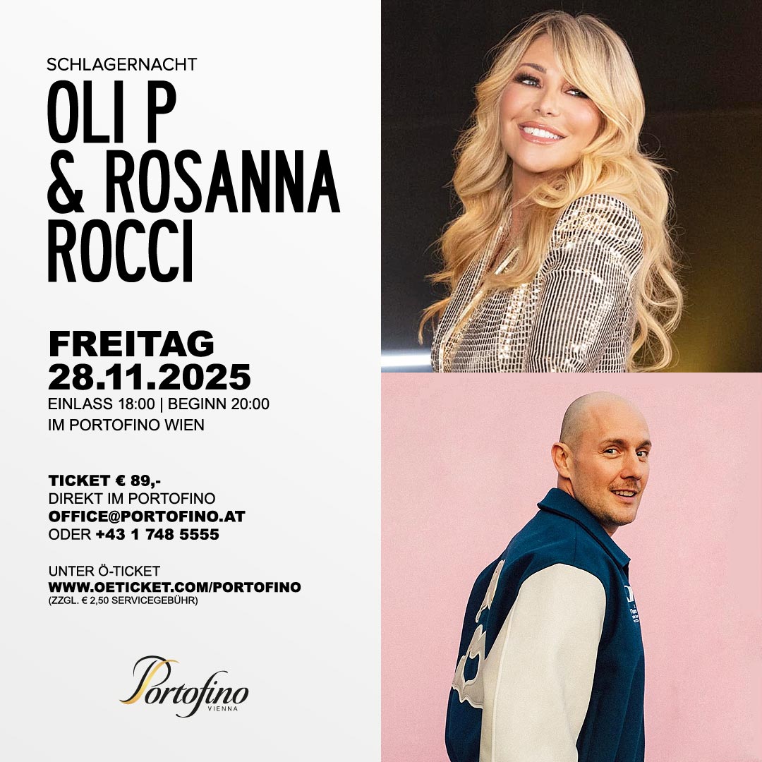 Oli P. & Rosanna Rocci am 28. November 2025 @ Portofino.