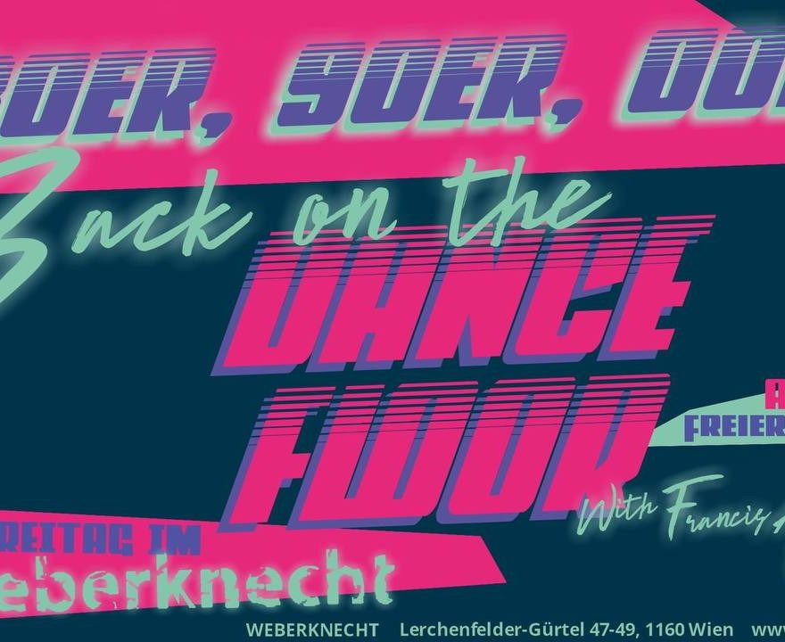 Back on the Dancef80er, 90er, 00er mit 