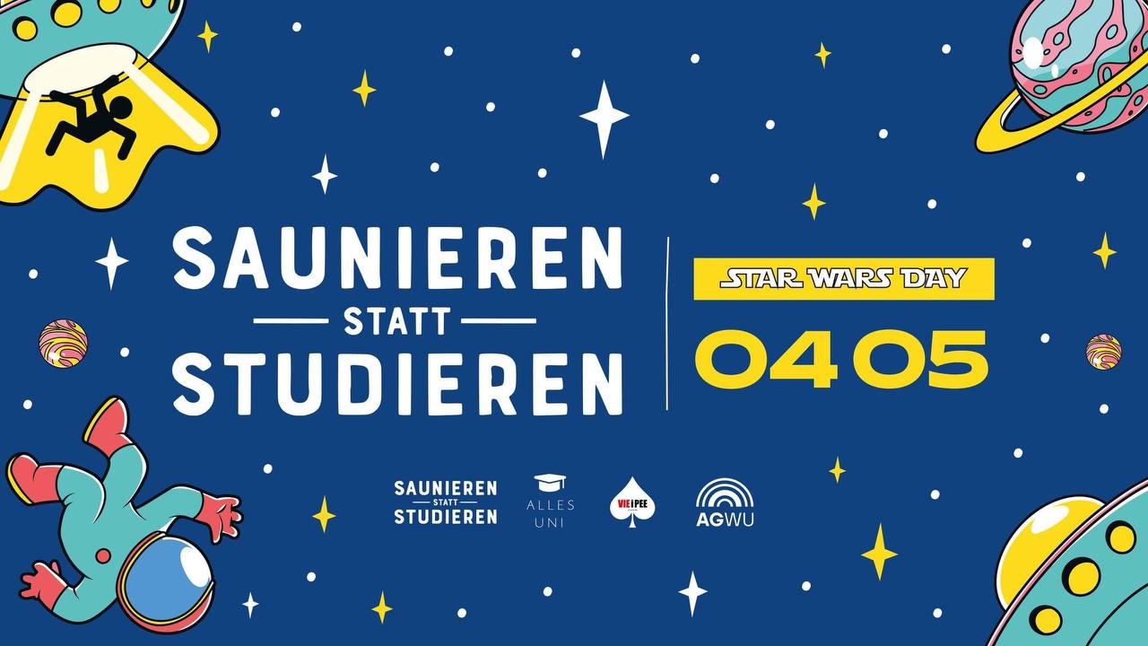 Saunieren statt Studieren im Mai am 4. May 2023 @ VIE i PEE.