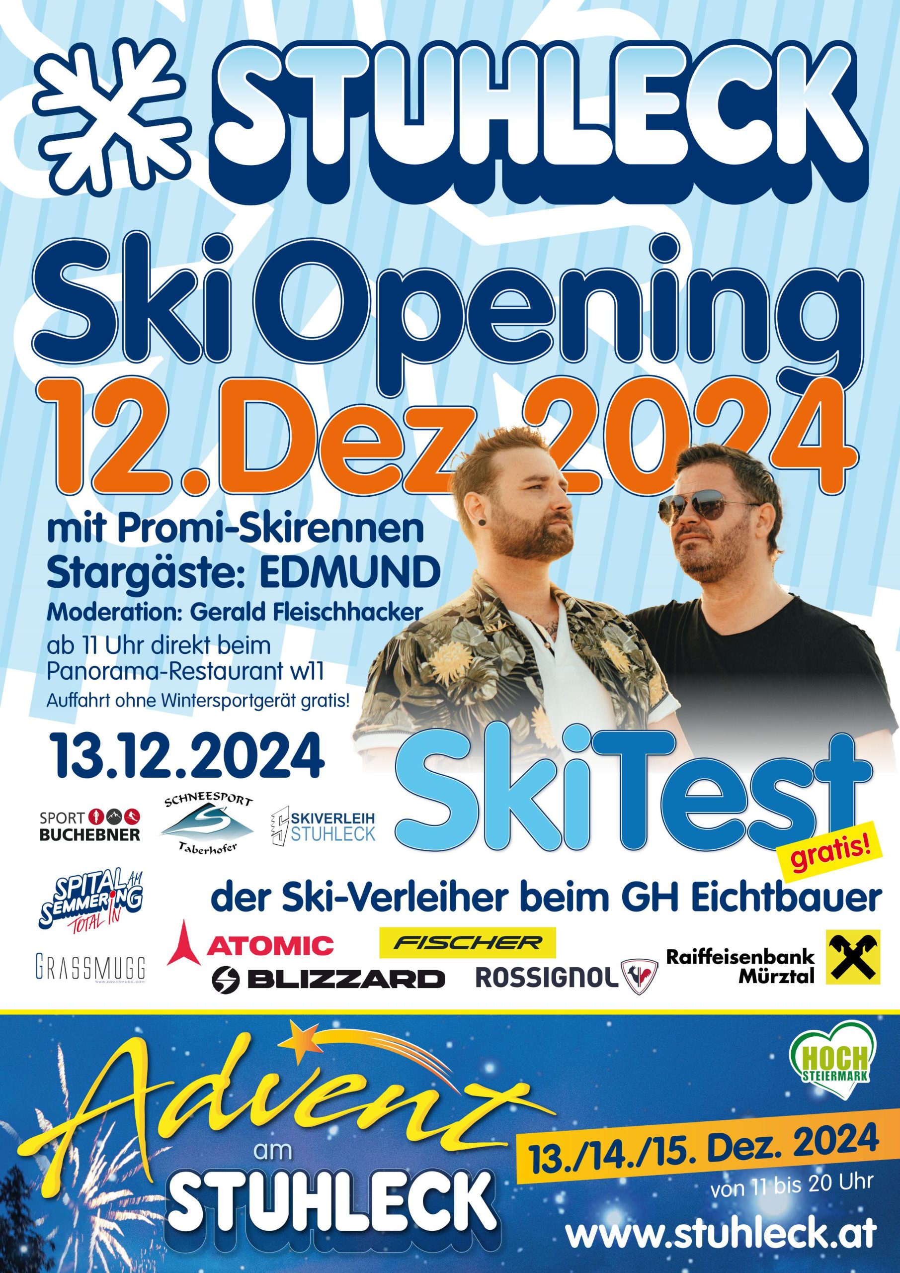 Stuhleck SkiOpening am 12. December 2024 @ Bergbahnen Stuhleck.