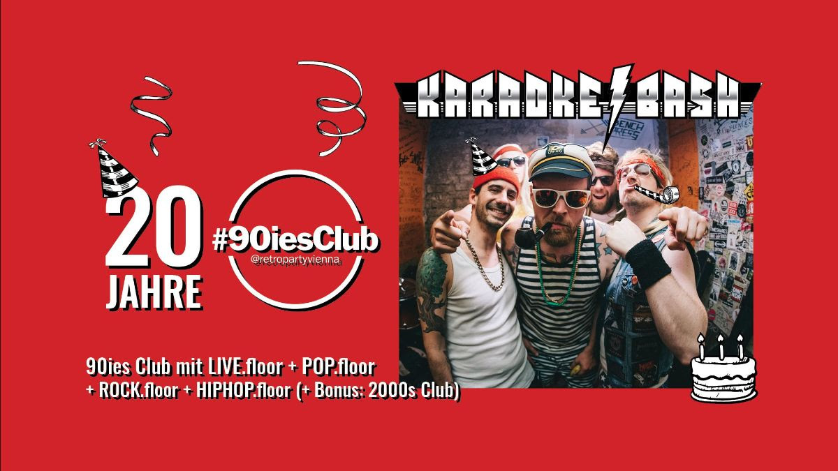 20 Jahre 90ies Club am 11. November 2023 @ The Loft.