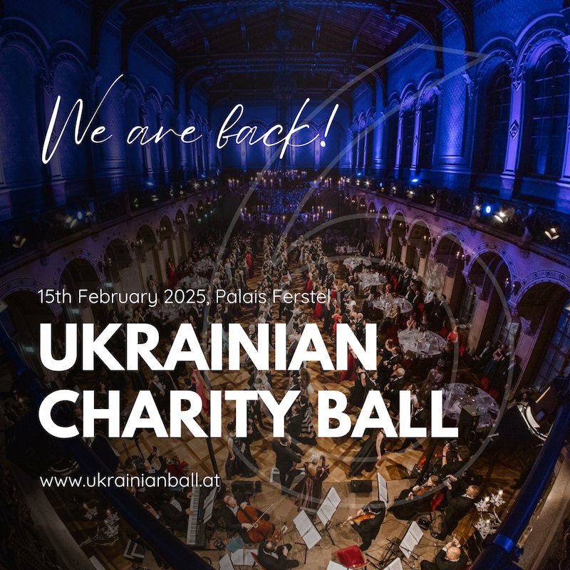 Ukrainischer Ball am 15. February 2025 @ Palais Ferstel.