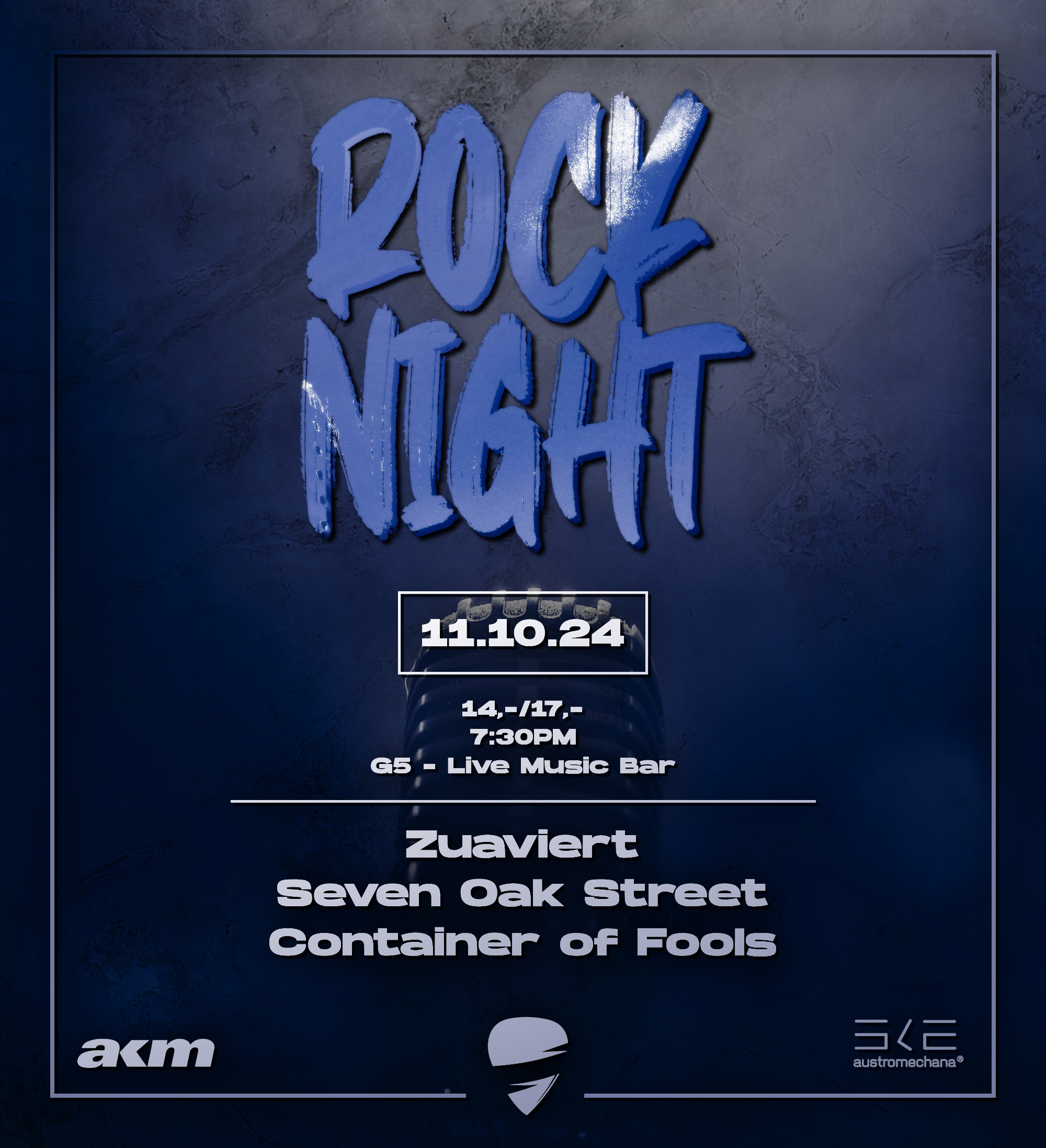 Rock Night @ G5 Bar am 11. October 2024 @ G5 Live-Music-Bar.