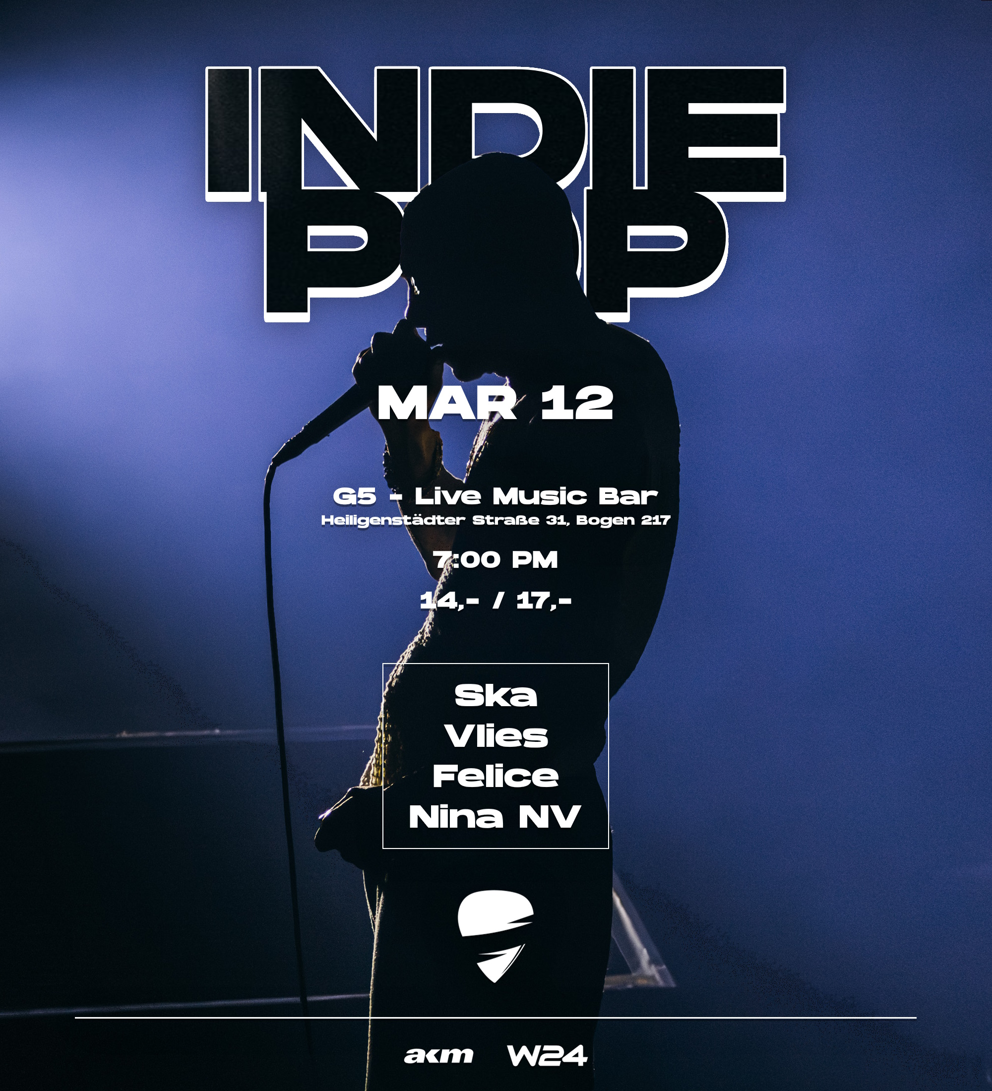 Indie Pop Night am 12. March 2025 @ G5 Live-Music-Bar.