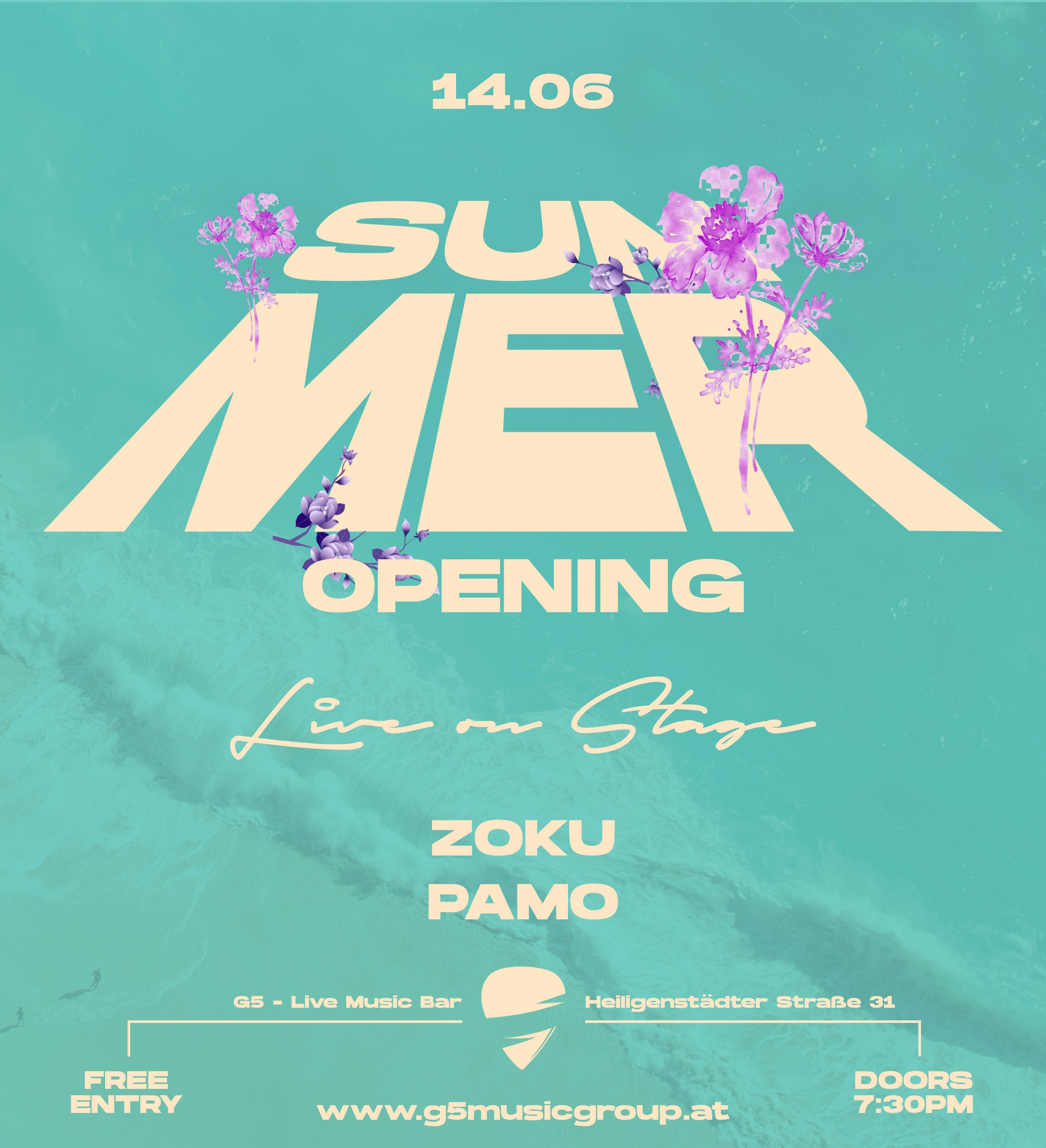 Summer Opening am 14. June 2024 @ G5 Live-Music-Bar.