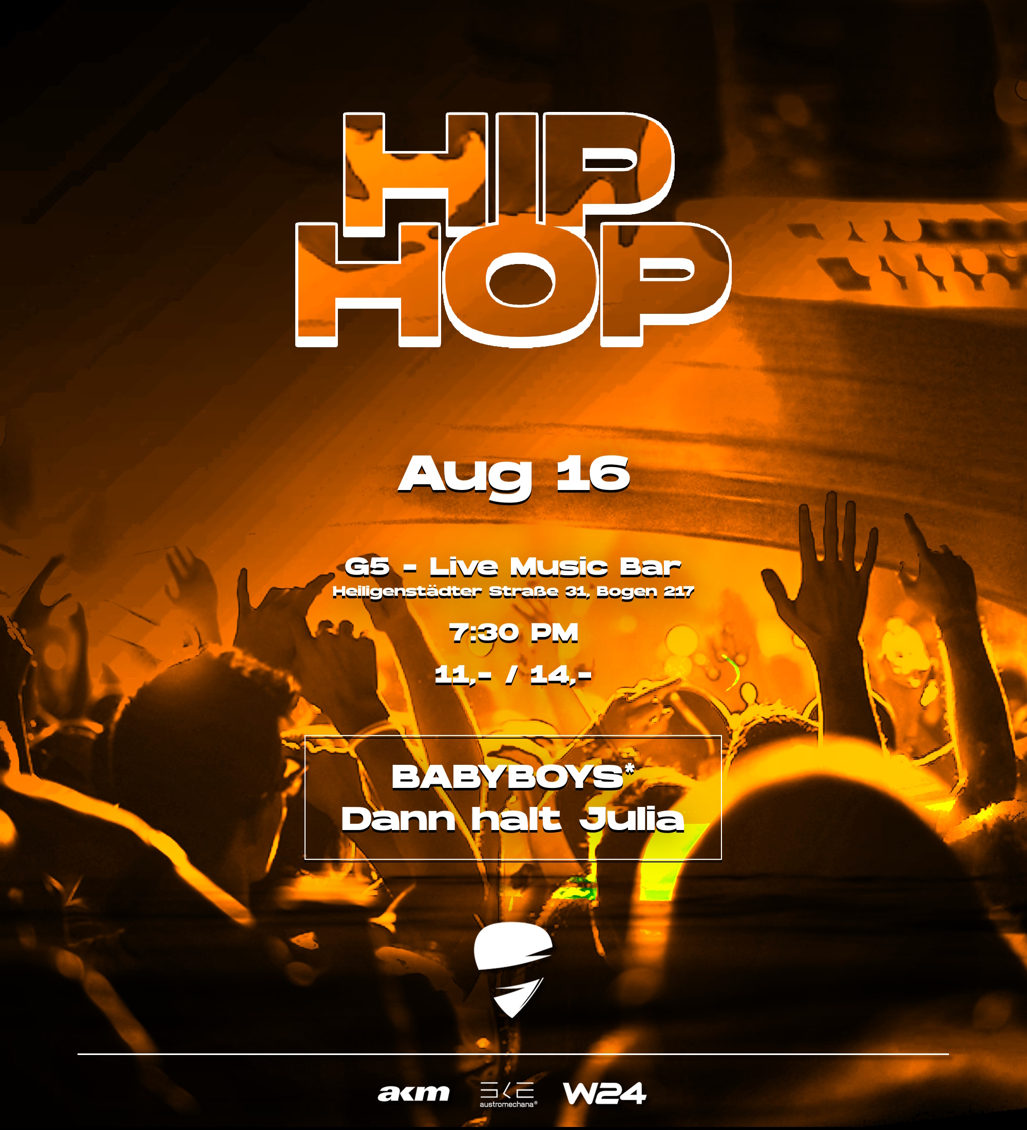 Hip Hop Night am 16. August 2024 @ G5 Live-Music-Bar.