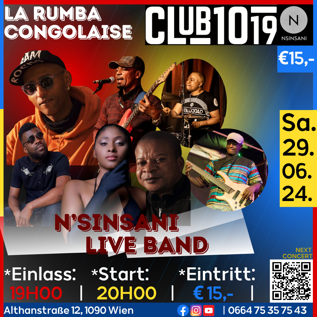 La Rumba Congolaise am 29. June 2024 @ Club 1019.