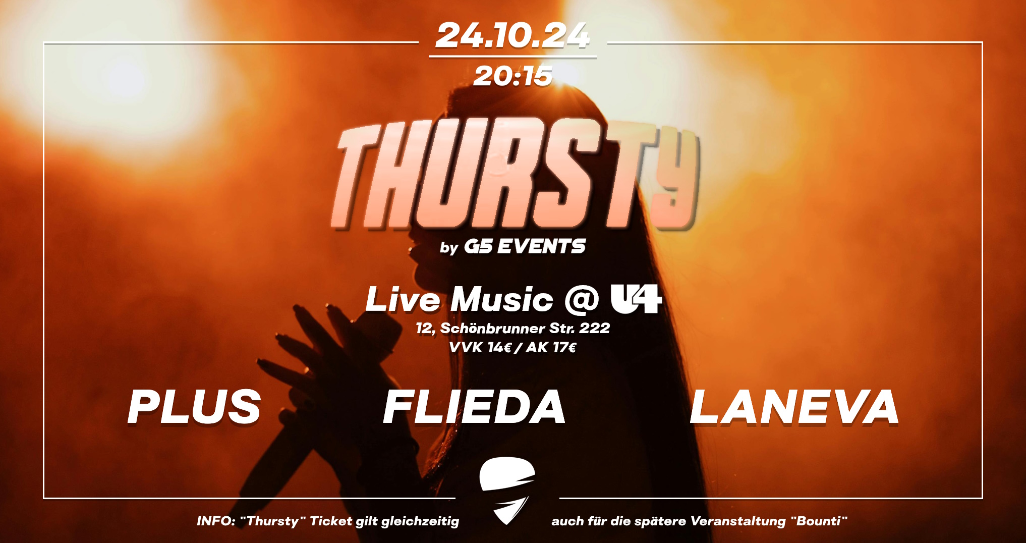 Thursty @ U4 am 24. October 2024 @ U4.