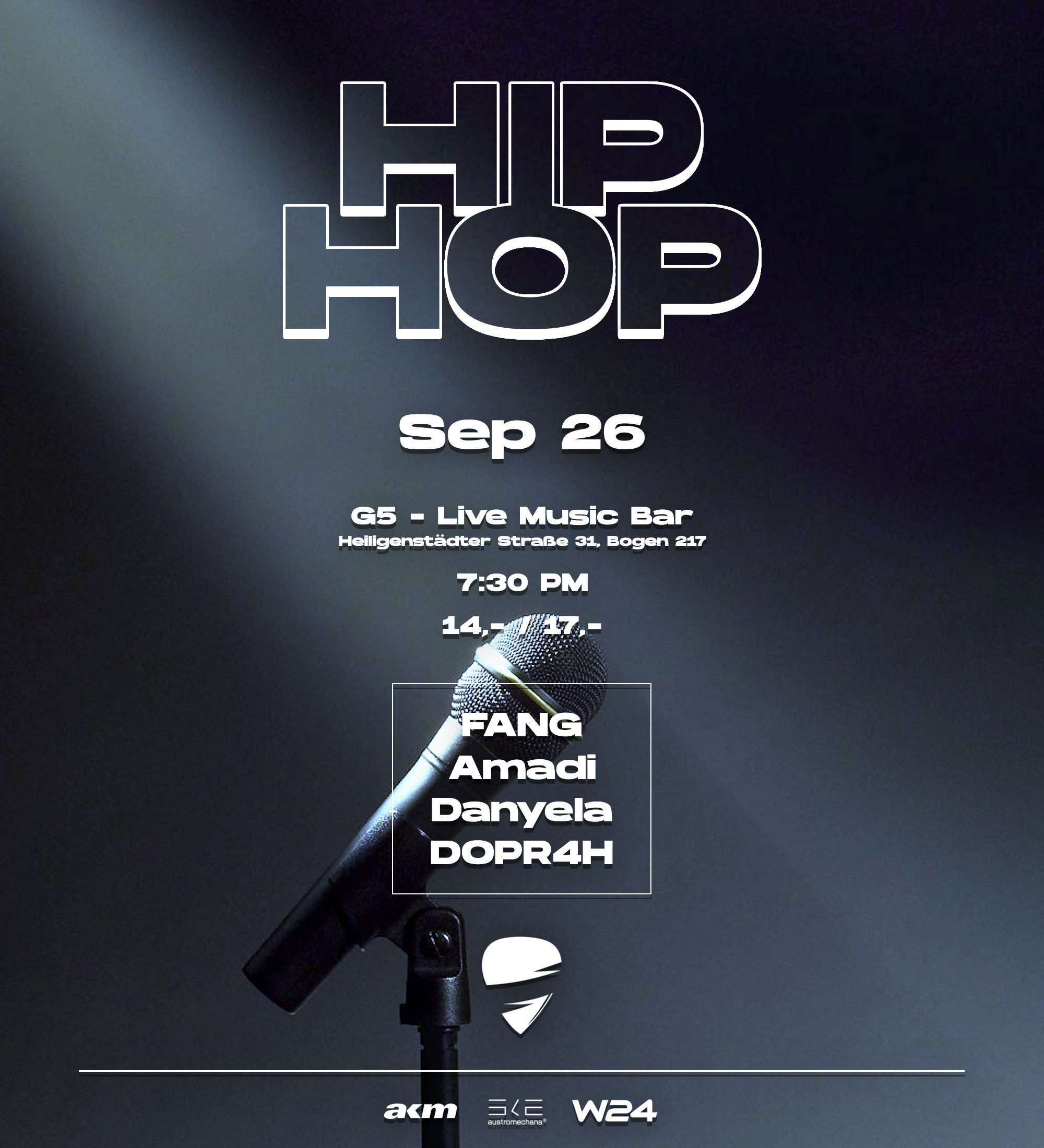 Hip Hop Night am 26. September 2024 @ G5 Live-Music-Bar.