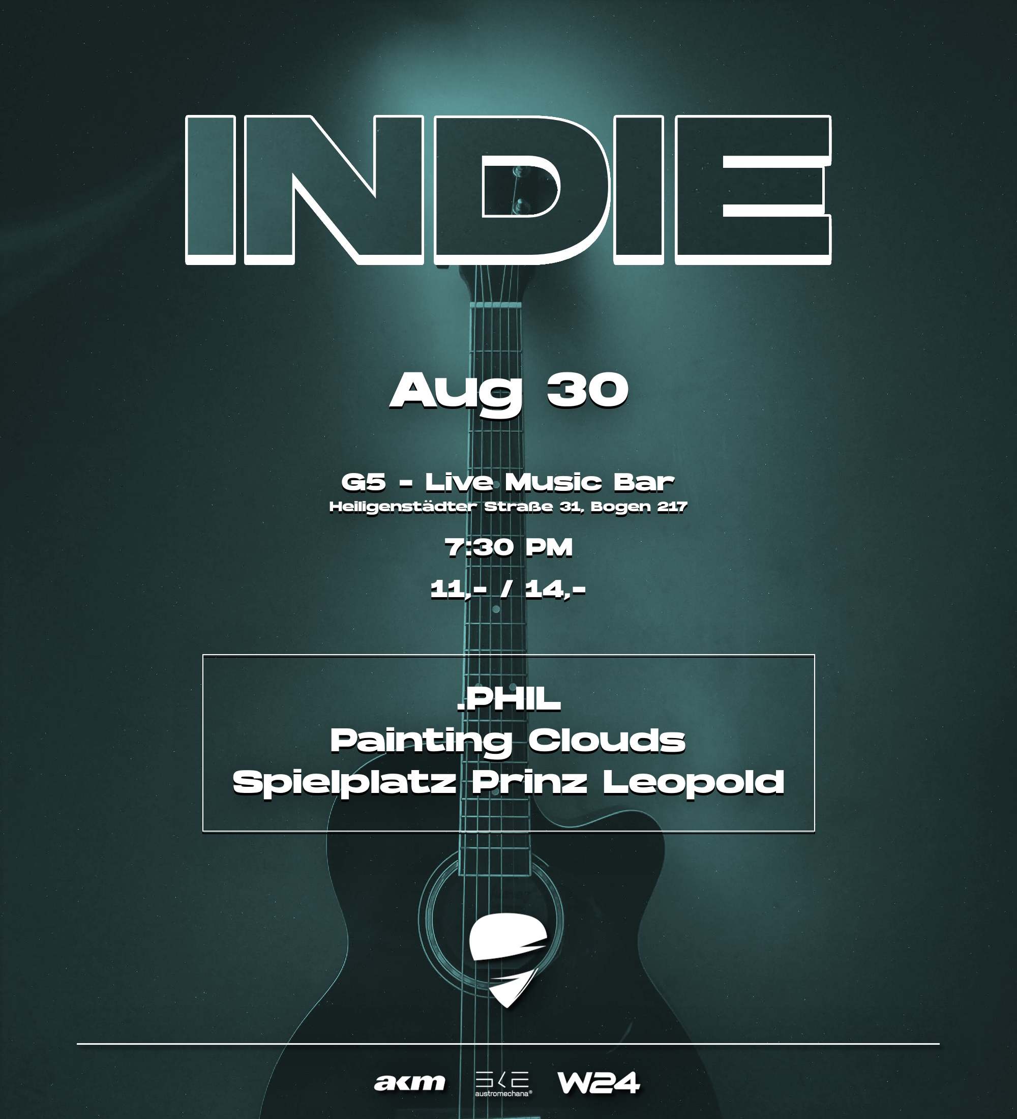 Indie Night am 30. August 2024 @ G5 Live-Music-Bar.