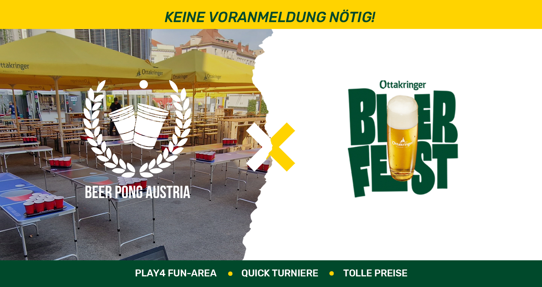 Beer Pong Austria am Ottakringer Bierfest am 17. August 2024 @ Ottakringer Brauerei.