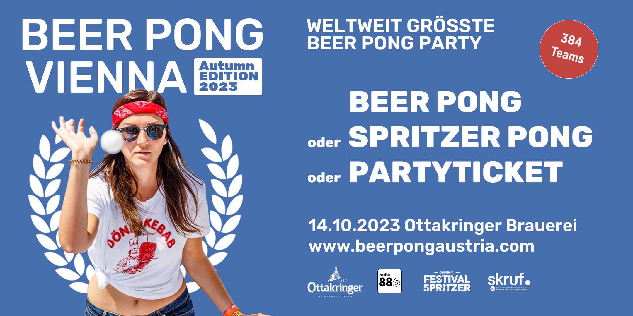 Beer Pong Vienna 2023 Autumn Edition am 14. October 2023 @ Ottakringer Brauerei.