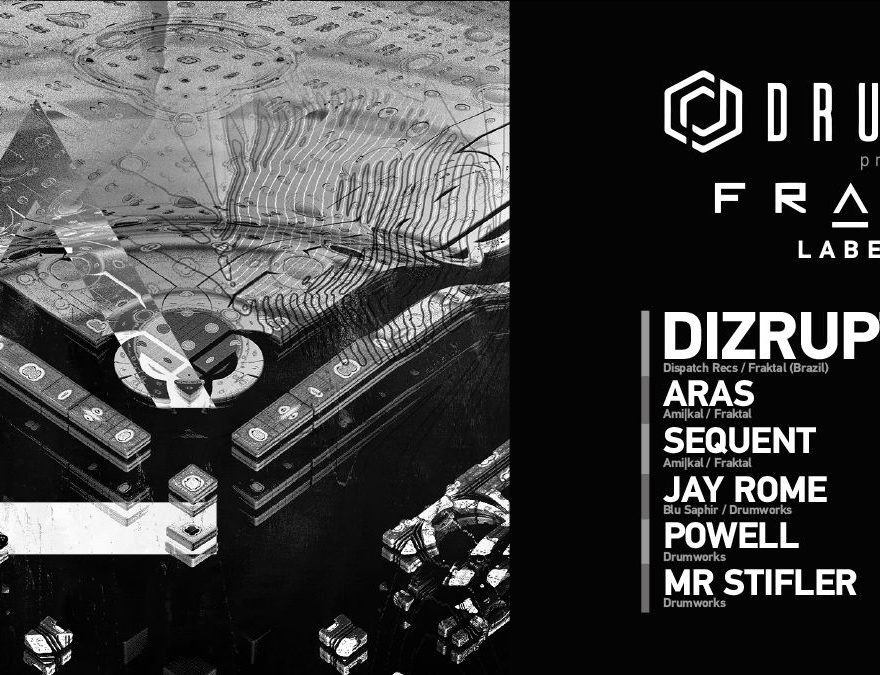 Drumworks presents Fraktal Sound Label Night w/ Dizrupt (Sao Paulo, Brazil) @ Black Market