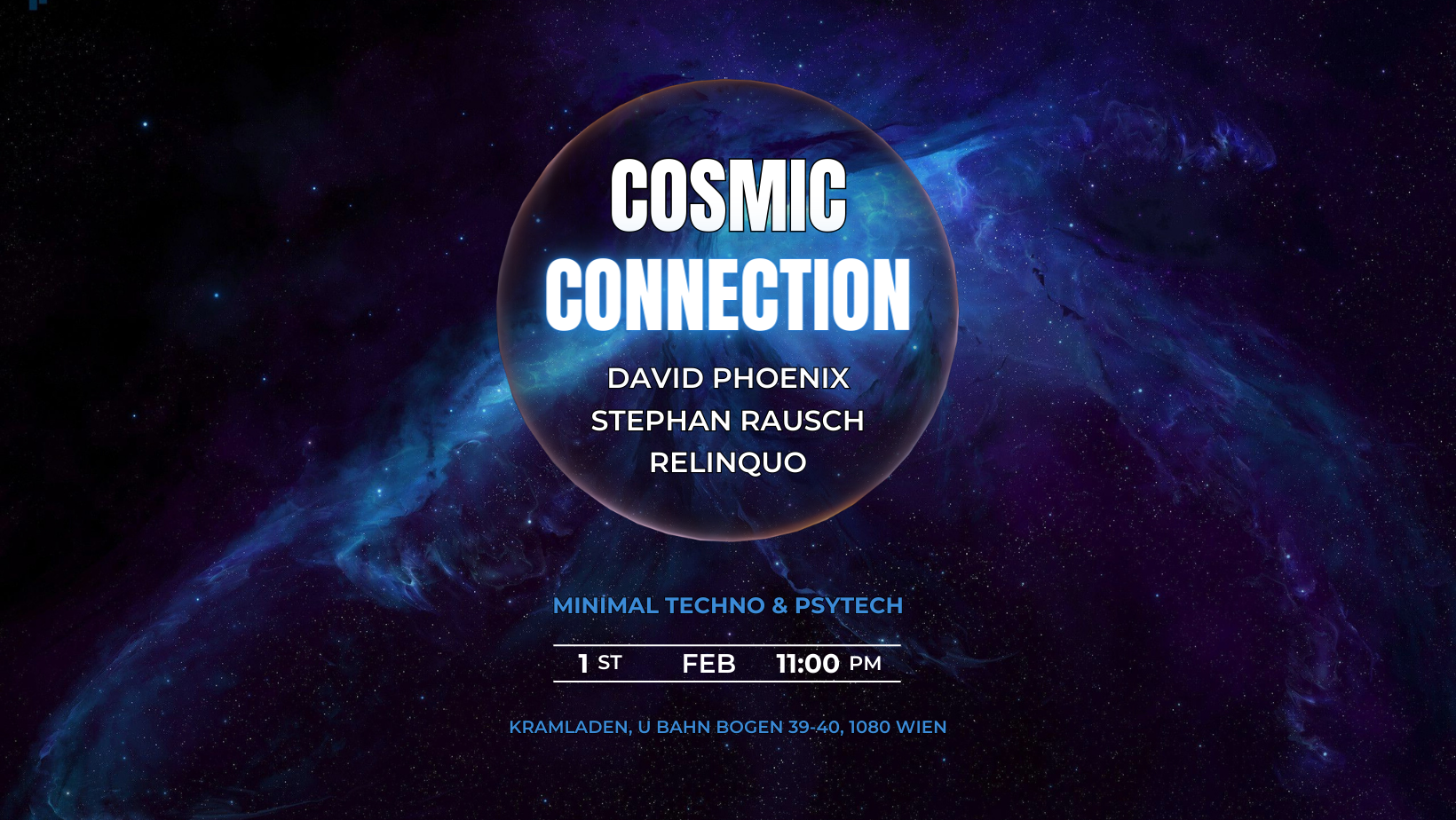 Cosmic Connection vol.8 am 1. February 2024 @ Kramladen.