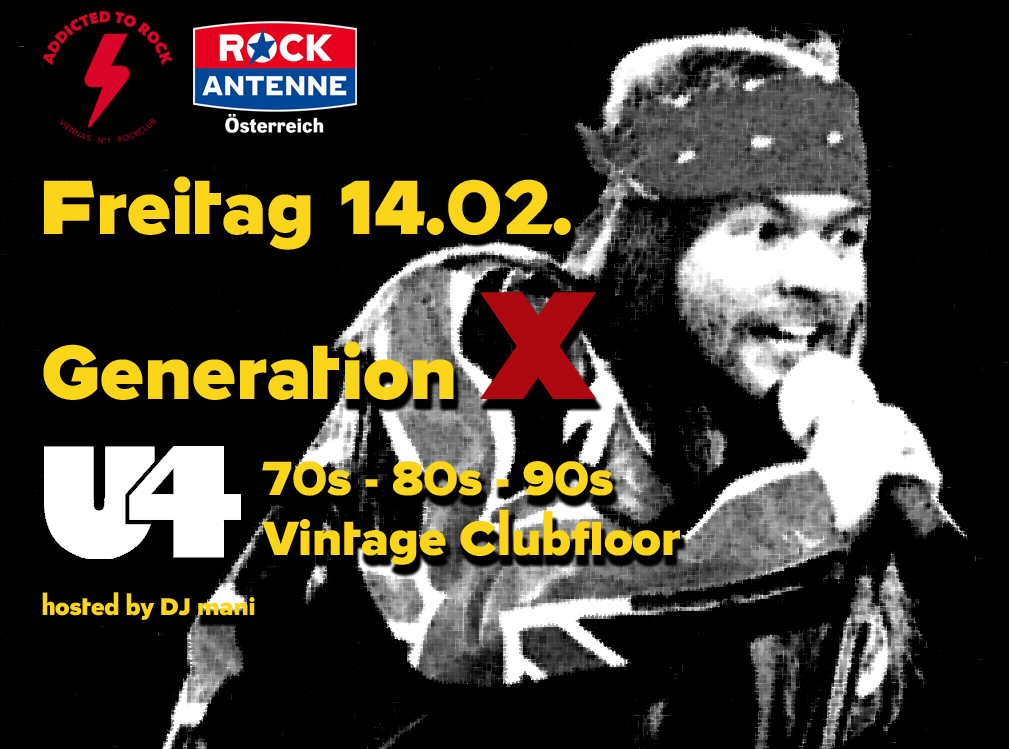 Generation X - U4 Vintage Clubfloor am 14. February 2025 @ U4.