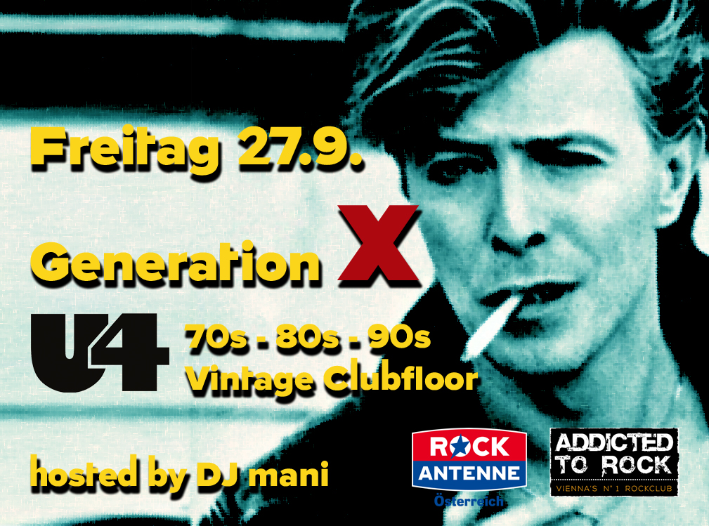 Generation X - U4 Vintage Clubfloor am 27. September 2024 @ U4.