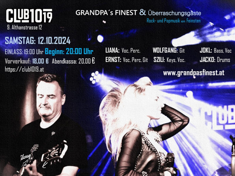 Grandpa's finest am 12. October 2024 @ Club 1019.