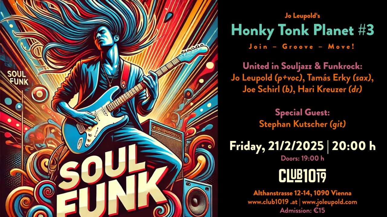 Jo Leupold's Honky Tonk Planet #3 am 21. February 2025 @ Club 1019.